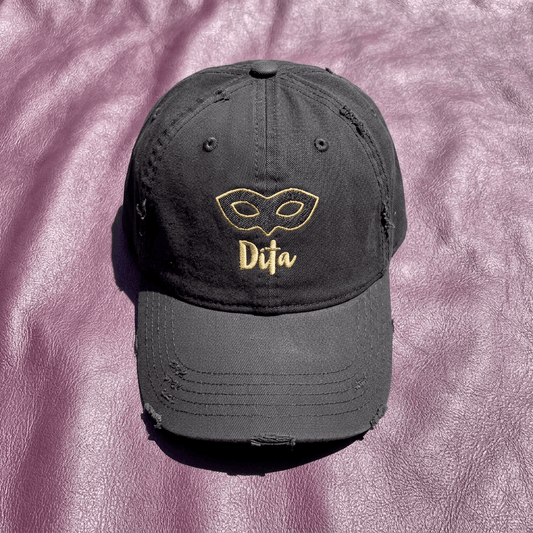 Dita Mask Distressed Dad Hat - The Re - invention Shop