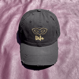 Dita Mask Distressed Dad Hat - The Re - invention Shop