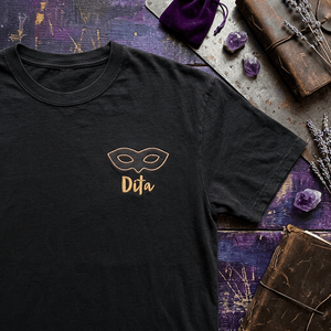Dita Mask Embroidered Heavyweight Tee - The Re - invention Shop