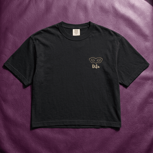 Dita Mask Embroidered Women's Heavyweight Boxy Tee - The Re - invention Shop
