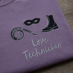 Love Technician Embroidered Heavyweight Tee - The Re - invention Shop