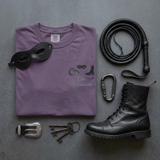 Love Technician Embroidered Heavyweight Tee - The Re - invention Shop