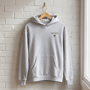 Lucky Star Embroidered Heavyweight Hoodie - The Re - invention Shop