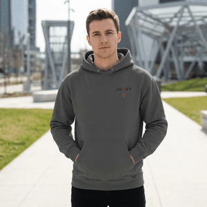 Lucky Star Embroidered Heavyweight Hoodie - The Re - invention Shop
