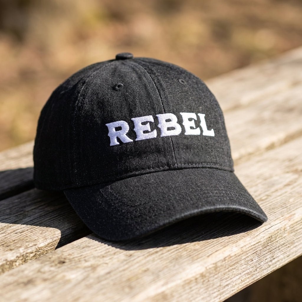 Rebel Cowboy Denim Hat - The Re - invention Shop