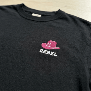 Rebel Cowboy Hat Women's Heavyweight Boxy Tee - The Re - invention Shop
