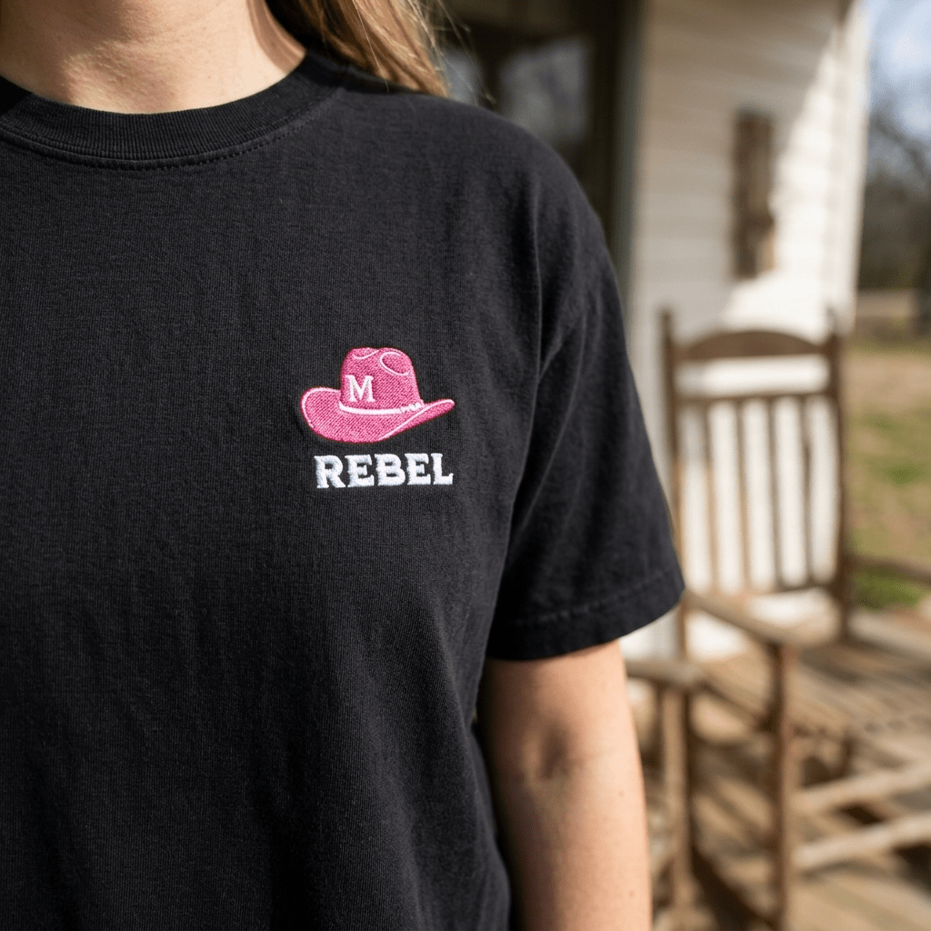 Rebel Cowboy Hat Women's Heavyweight Boxy Tee - The Re - invention Shop