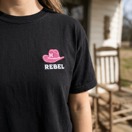 Rebel Cowboy Hat Women's Heavyweight Boxy Tee - The Re - invention Shop